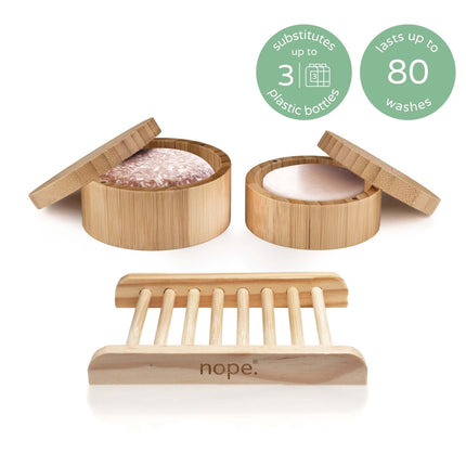 argan roots shampoo & conditioner bar complete set.