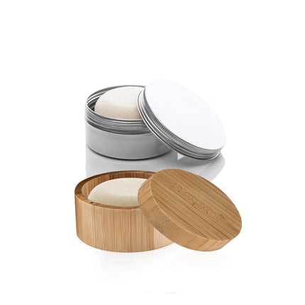 peppermint refresh head-to-toe shampoo bar travel set.