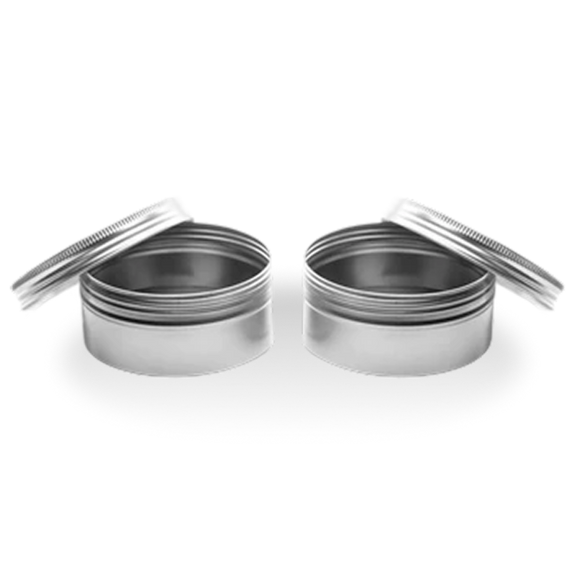 shampoo & conditioner bar travel tin set.