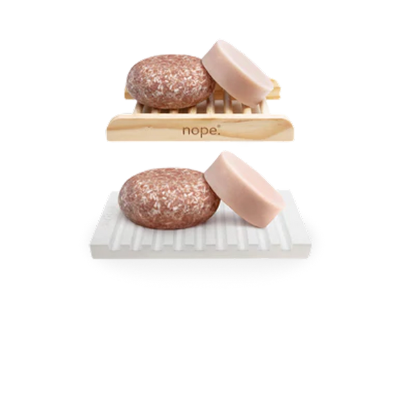 argan roots shampoo & conditioner bar home set.