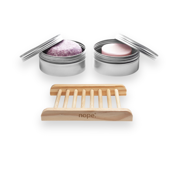 into the deep shampoo & conditioner bar complete set.