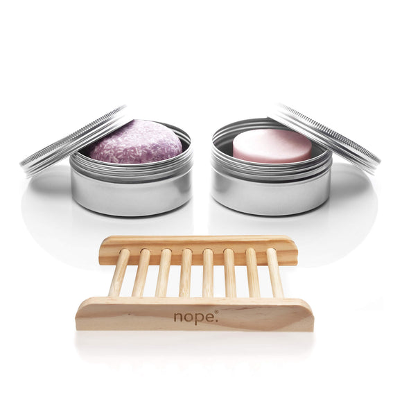 into the deep shampoo & conditioner bar complete set.