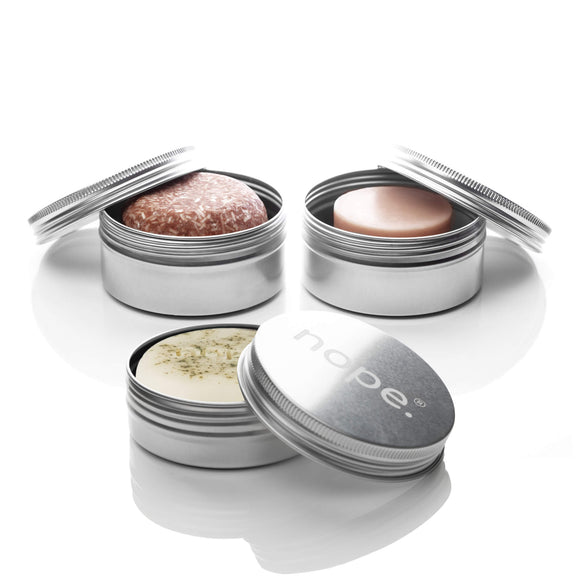 argan roots | fresh air | hair & body travel set.