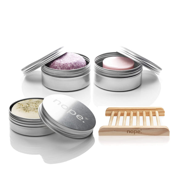 into the deep | fresh air | hair & body complete set.