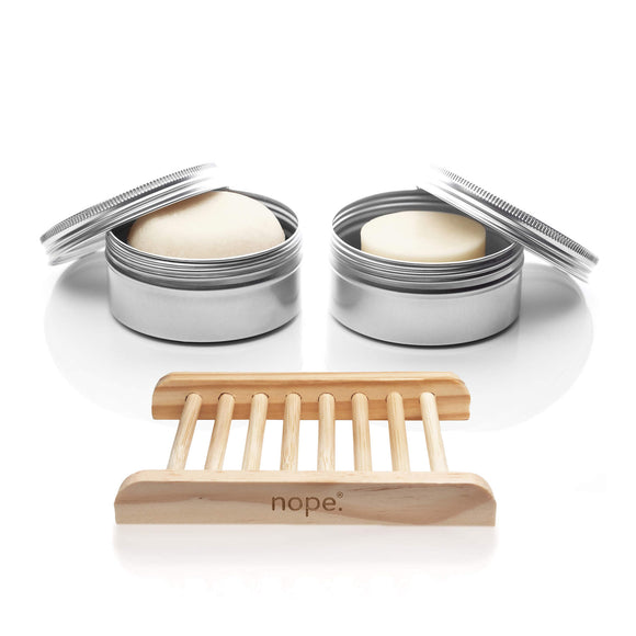 fragrance freedom shampoo & conditioner bar complete set.