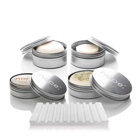 peppermint refresh | oat so soft | fresh air | hair, face & body complete fast dry set.