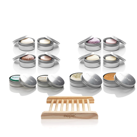 hair, face & body gift set.