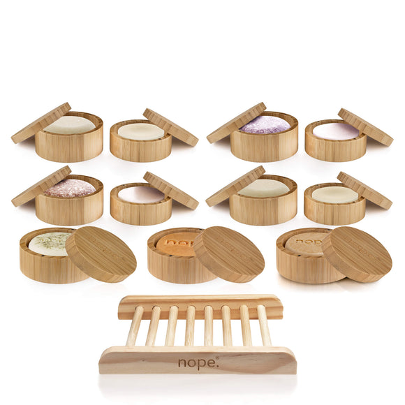 hair & body bamboo gift set.