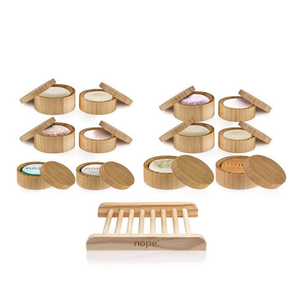 hair, face & body bamboo gift set.