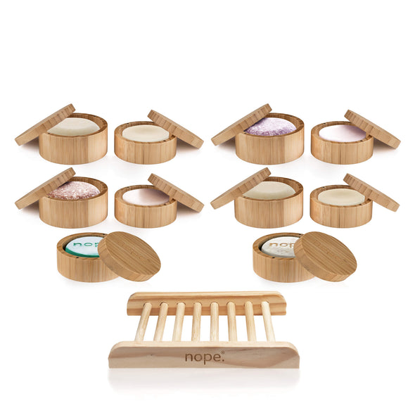 hair & face bamboo gift set.