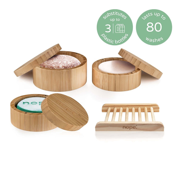 hair & face bamboo gift set.