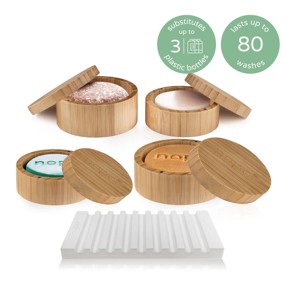 hair, face & body fast dry bamboo gift set.