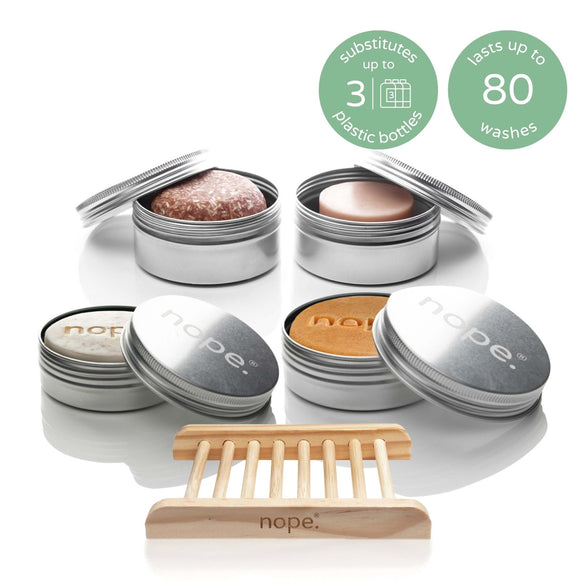 hair, face & body gift set.