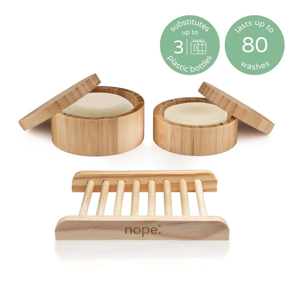 fragrance freedom shampoo & conditioner bar complete set.