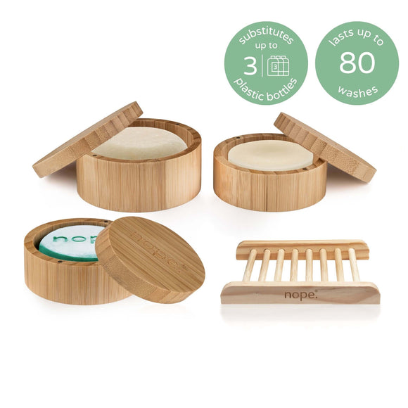 hair & face bamboo gift set.