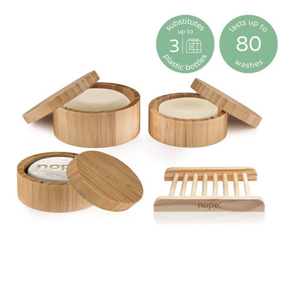 hair & face bamboo gift set.
