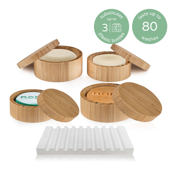 hair, face & body fast dry bamboo gift set.