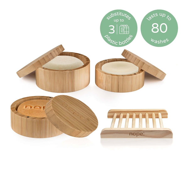 hair & body bamboo gift set.