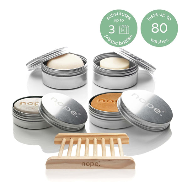 hair, face & body gift set.