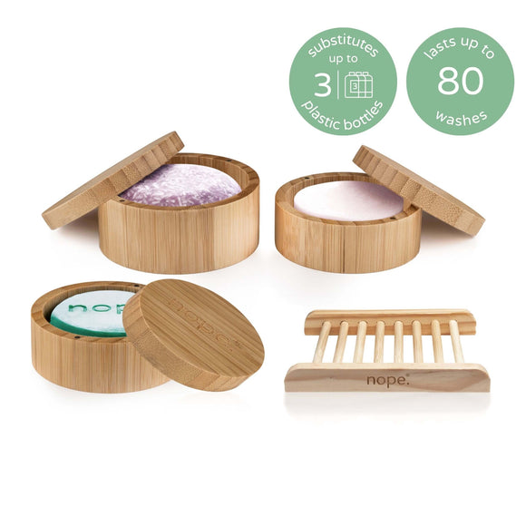 hair & face bamboo gift set.