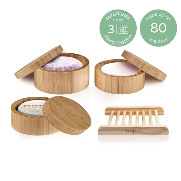 hair & face bamboo gift set.