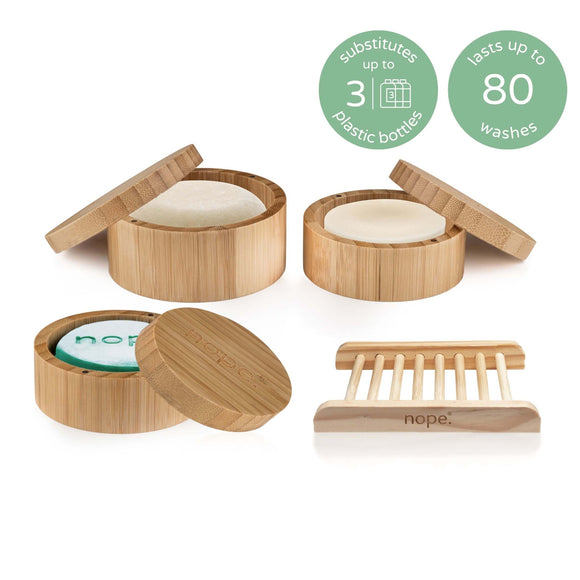 hair & face bamboo gift set.