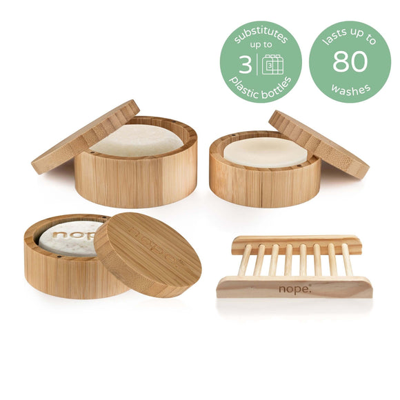 hair & face bamboo gift set.