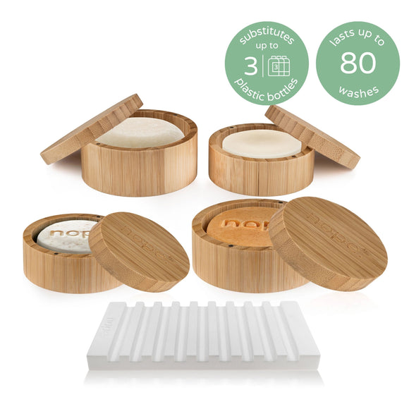 hair, face & body fast dry bamboo gift set.