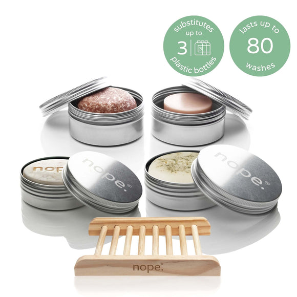 hair, face & body gift set.