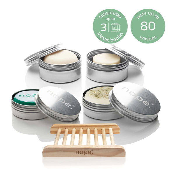 hair, face & body gift set.