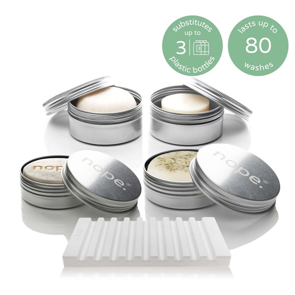 peppermint refresh | oat so soft | fresh air | hair, face & body complete set.