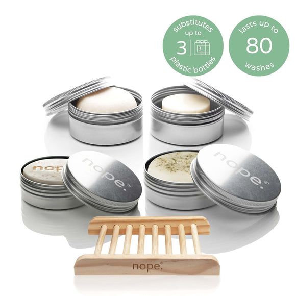 hair, face & body gift set.