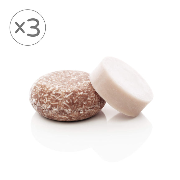 3 x argan roots shampoo & conditioner bar set.