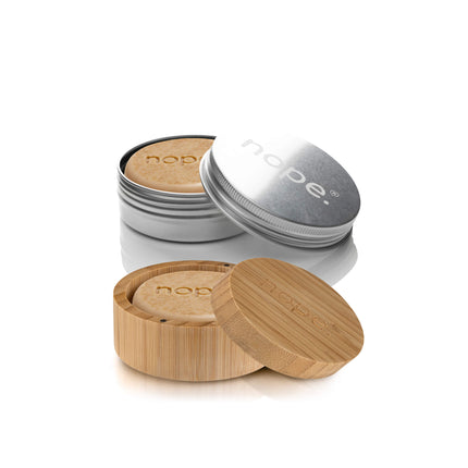 sweet earth vanilla & oat body cleansing bar travel set.