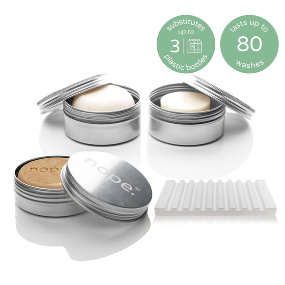 peppermint refresh | sweet earth | hair & body complete set.