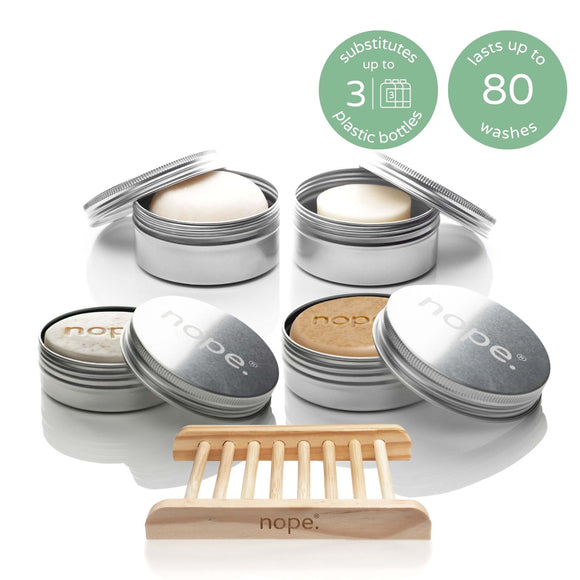 hair, face & body gift set.