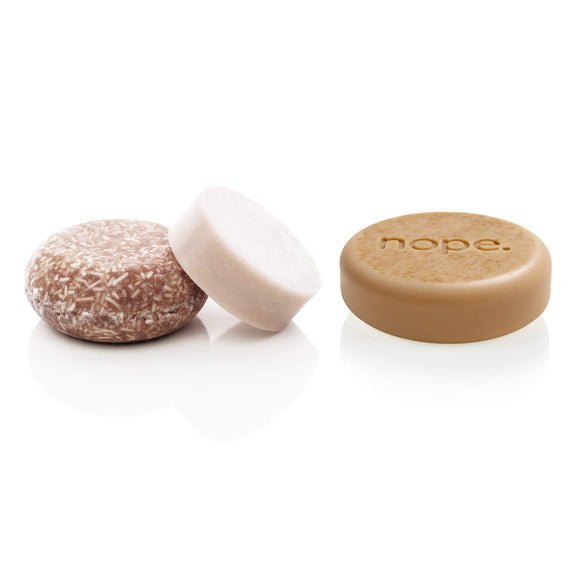 argan roots | sweet earth | hair & body set.