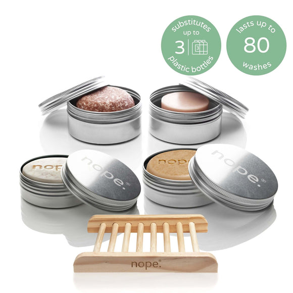 hair, face & body gift set.