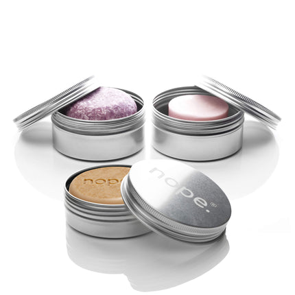 into the deep | sweet earth | hair & body travel set.