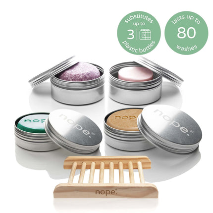 hair, face & body gift set.