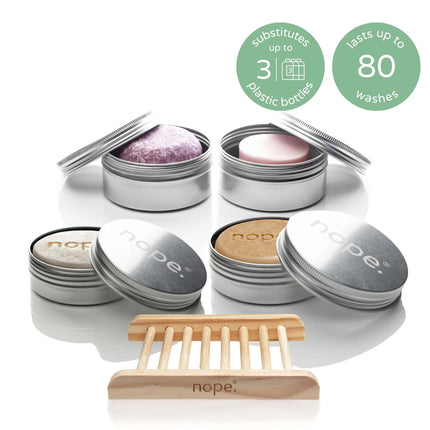 hair, face & body gift set.