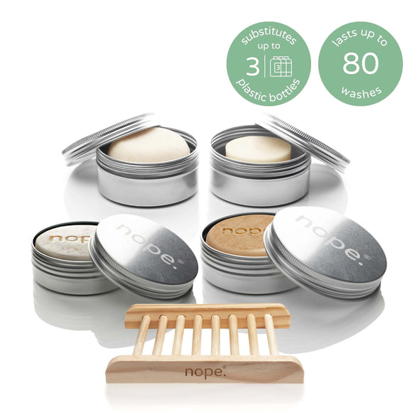 hair, face & body gift set.