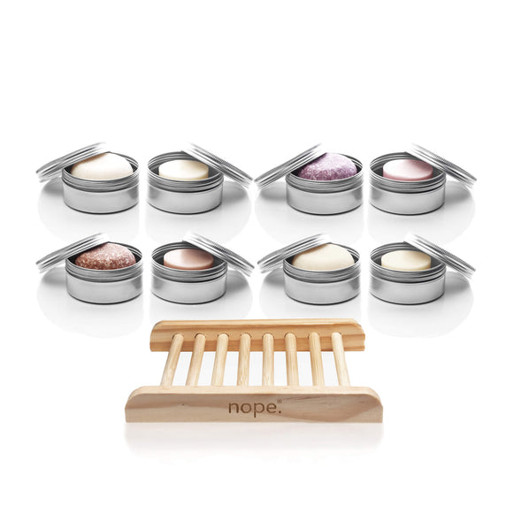 shampoo & conditioner bar gift set.