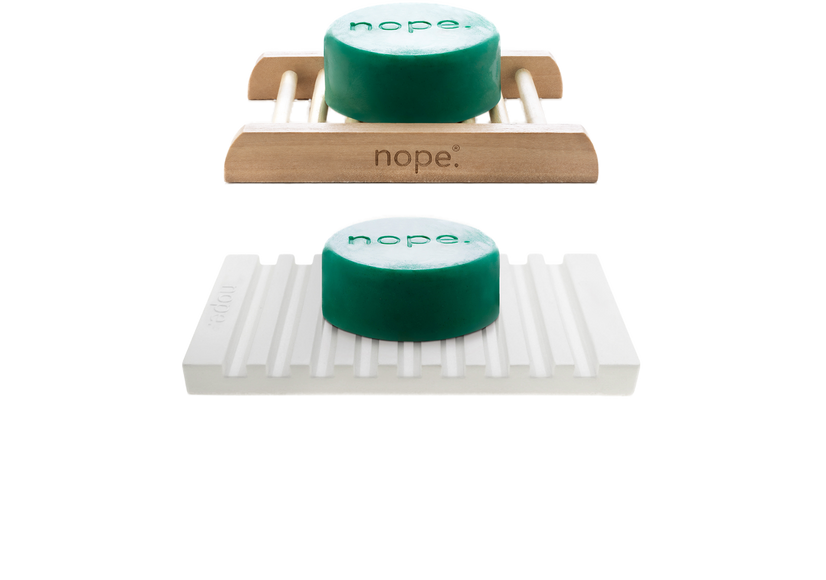 in control tea tree & peppermint daily facial cleansing bar home set.