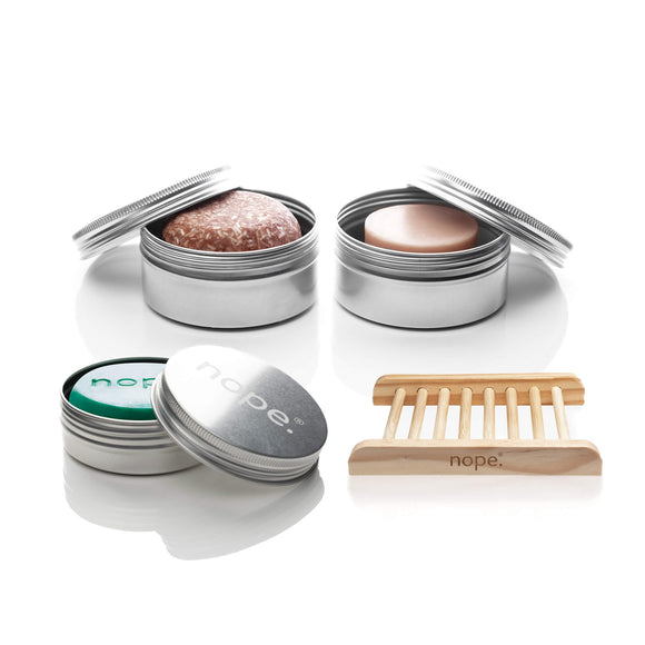 argan roots in control hair & face complete set.