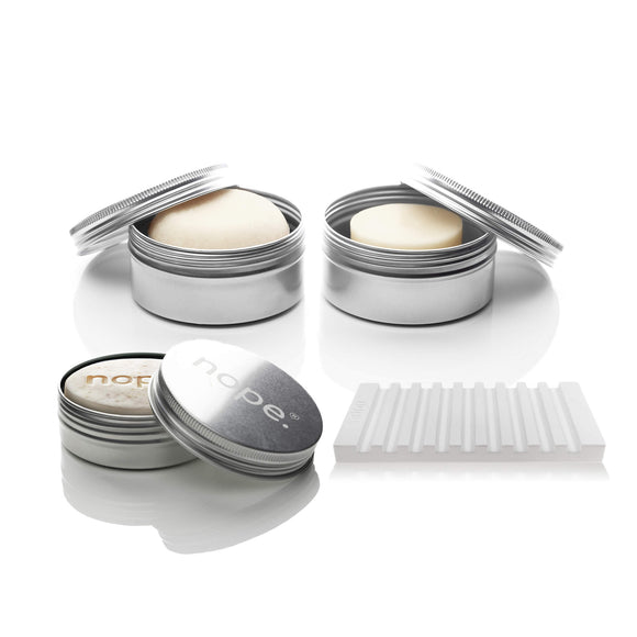 fragrance freedom oat so soft hair & face complete fast dry set.