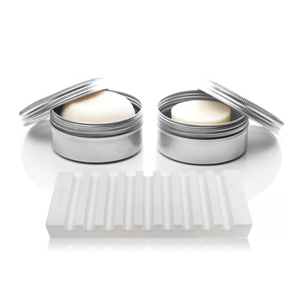 peppermint refresh shampoo & conditioner bar complete set.