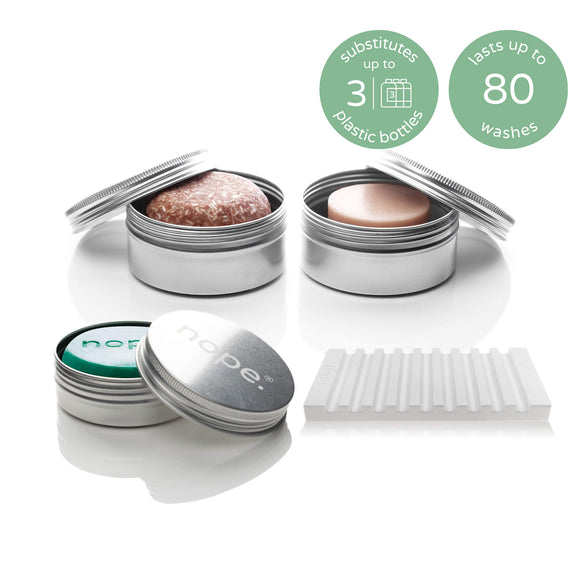 argan roots | in control | hair & face complete set.