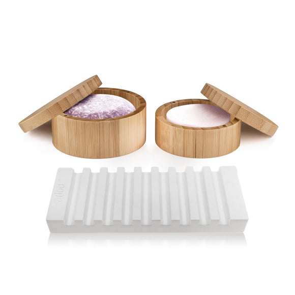 into the deep shampoo & conditioner bar complete set.