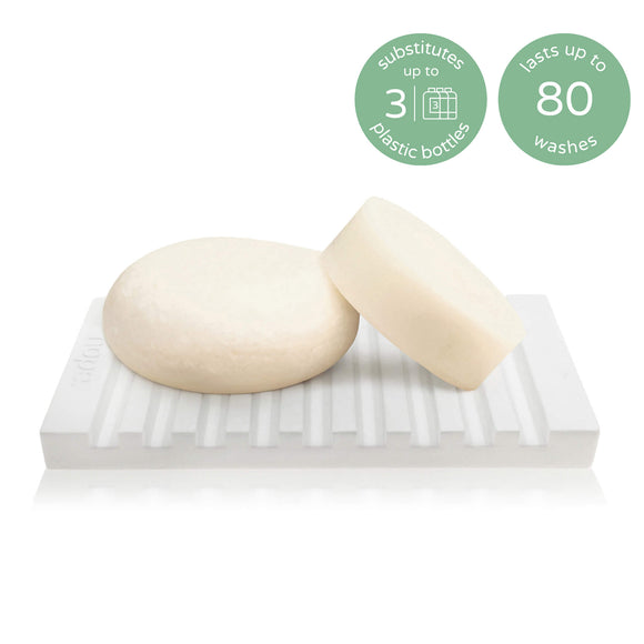 fragrance freedom shampoo & conditioner bar home set.